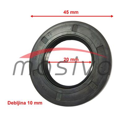 ULJNA BRTVA  -  20 X 45 X 10-1