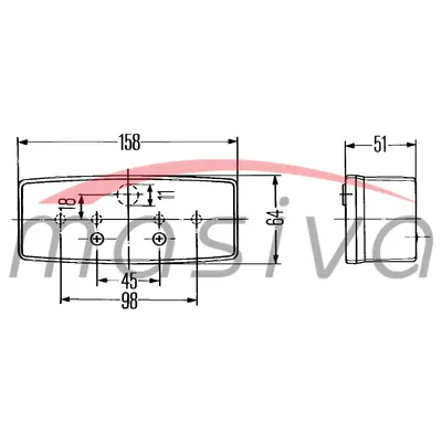 ŠTOP LAMPA DESNA DEUTZ FARH DX86-1