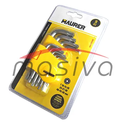 KLJUČEVI T TORX GARNITURA T10-T50-0