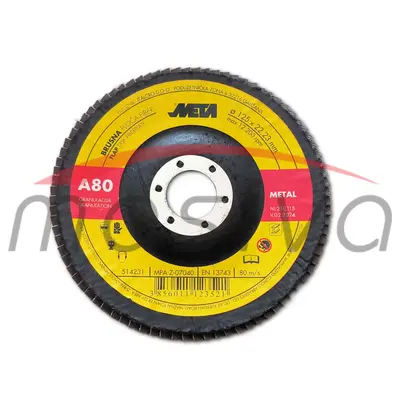 PLOČA BRUSNA LAMELASTA 125MM GR80-0