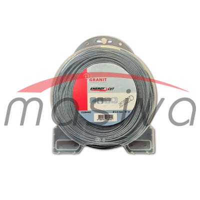 FLAKS NIT ZA TRIMER 2,4 mm, 87m OKRUGLI GRANIT