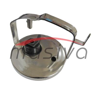 POKLOPAC KANTE RADNE MUZILICE INOX S JEDNIM IZVODOM I ADAPTEROM FI 18 cm KURTSAN