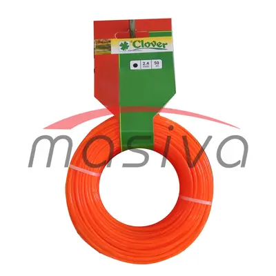 FLAKS NIT ZA TRIMER 2,4 mm 25 m OKRUGLI CLOVER-0