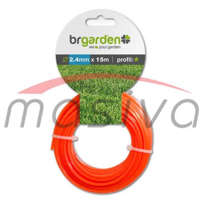 FLAKS NIT ZA TRIMER 2,4 mm, 15 m, ZVIJEZDA PROFIL BRGARDEN