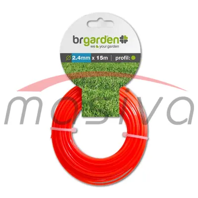 FLAKS NIT ZA TRIMER 2,4 mm, 15 m, KOCKASTI BRGARDEN-0