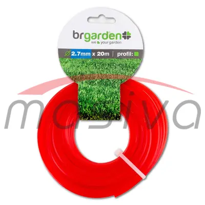 FLAKS NIT ZA TRIMER 2,7 mm, 20 m, KOCKASTI BRGARDEN-0