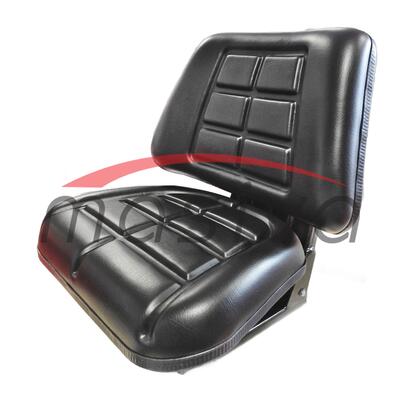 SJEDALO BEZ NASLONA ZA RUKE, CRNA BOJA-PVC ŠIRINA 465mm