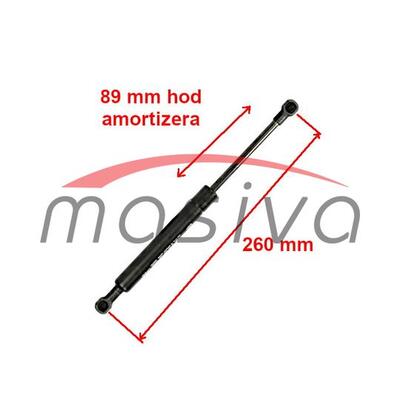 AMORTIZER VRATA 89-260mm 250N-1