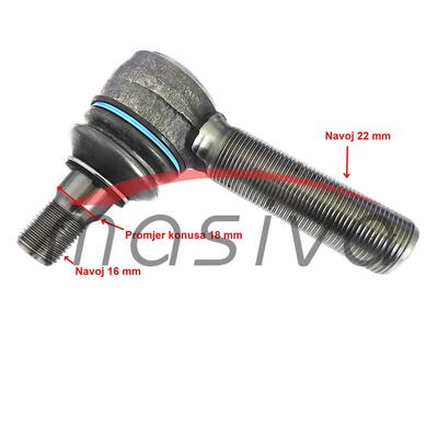 KRAJNIK SPONE UNIVERZAL K-18 X M-22 X 1,5-3