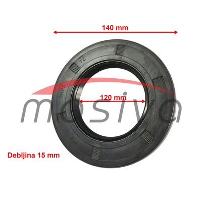 ULJNA BRTVA  -  120 x 140 x 15 RADILICE ZADNJI ZETOR  IND-II-1