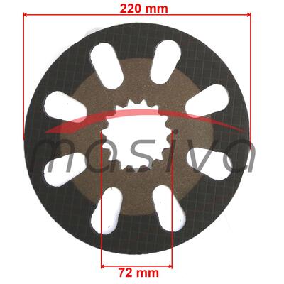 DISK FRIKCIONI KOČNICA ZETOR 8,75X6 PROX-6