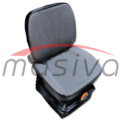 SJEDALO MEHANIČKO-BEZ NASLONA ZA RUKE TEKSTIL  SIVO