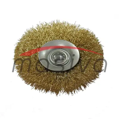ČETKA LONČASTA MESINGANA RAVNA 100MM M14