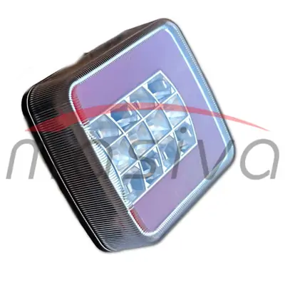 ŠTOP LAMPA LED NOVA TIPA LIJEVA CRVENO BIJELA(CRVENA U OBLIKU SLOVA U)104x97x35-0
