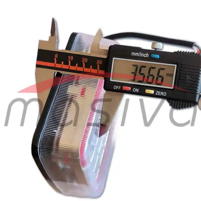 ŠTOP LAMPA LED NOVA TIPA LIJEVA CRVENO BIJELA(CRVENA U OBLIKU SLOVA U)104x97x35-2