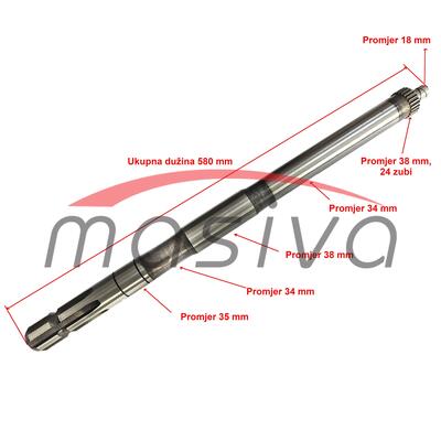 VRATILO IZLAZNO URSUS C355-360 24/6  50619021     IN-1