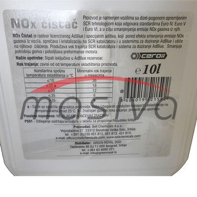 AD BLUE PLUS + ČISTAČ BELL (AD PLUS BLU) NOx 10/1 l-3