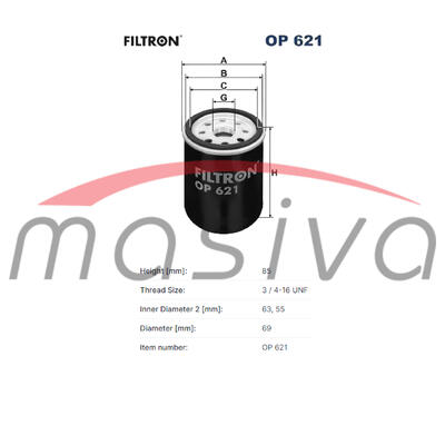 FILTER ULJA FIAT SEDICI; NISSAN CEDRIC, SKYLINE; SUBARU JUSTY II, JUSTY III; SUZ-1