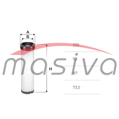 FILTER ZRAKA UNUTARNJ DF, CLAAS-1