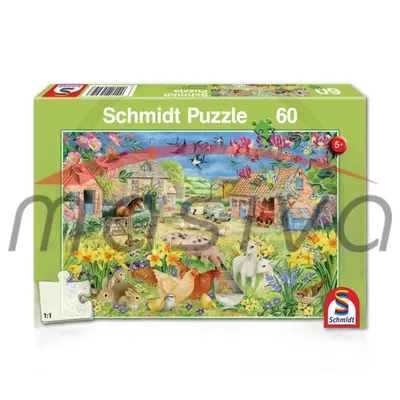 IGRAČKA PUZZLE FARMA 60 KOM-0