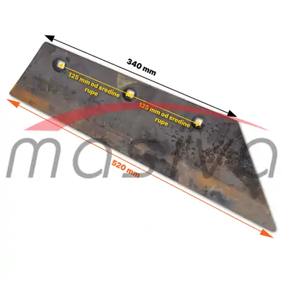 LEMEŠ PLUGA IMT-755 10"-12" KALJENI-1
