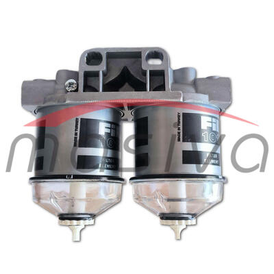 NOSAČ FILTERA GORIVA KOMPLETNI DUPLI SA STAKLENIM ČAŠICAMA  IMT-539-577  M14x1,5