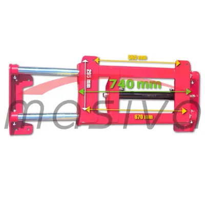 HIDRAULIČNI POSMAK ZA MALČERE VFLA OD 145 cm DO 175 cm-1