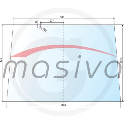 STAKLO PREDNJE FENDT FARMER 300
