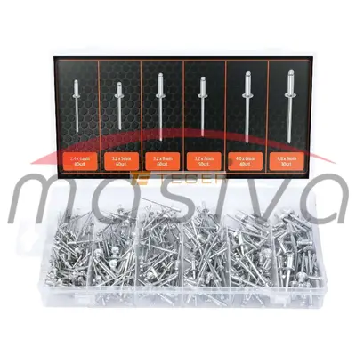 GARNITURA ALUMINISKIH POPNITNI 320/1 TEGER-0