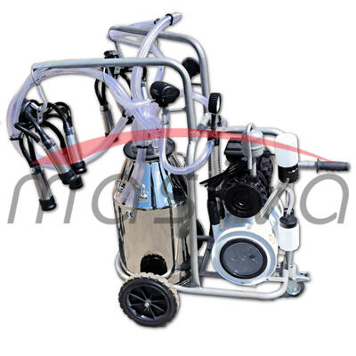 MUZILICA ZA KRAVE 2 JEDINICE, 1 KANTA 40l - ULJNA PUMPA, CRNE SISNE GUME, MASIVA