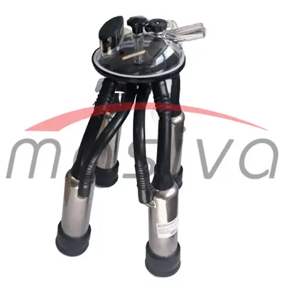 MUZNA JEDINICA ZA KRAVE, SABIRNIK 240 cc, INOX DRŽAČ, CRNE SISNE GUME MASIVA-2