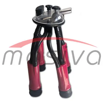 MUZNA JEDINICA ZA KRAVE, SABIRNIK 240 cc, PVC DRŽAČ, CRNE SISNE GUME MASIVA-6