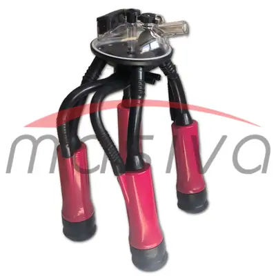 MUZNA JEDINICA ZA KRAVE, SABIRNIK 240 cc, PVC DRŽAČ, CRNE SISNE GUME MASIVA-0