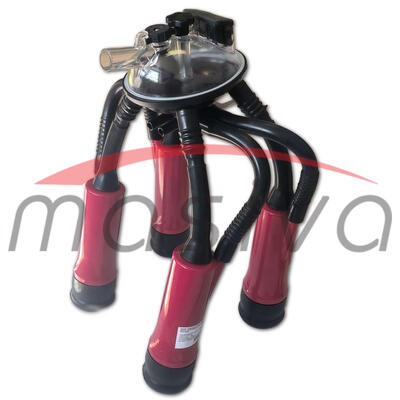 MUZNA JEDINICA ZA KRAVE, SABIRNIK 240 cc, PVC DRŽAČ, CRNE SISNE GUME MASIVA-2