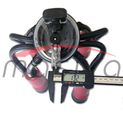 MUZNA JEDINICA ZA KRAVE, SABIRNIK 240 cc, PVC DRŽAČ, CRNE SISNE GUME MASIVA-4