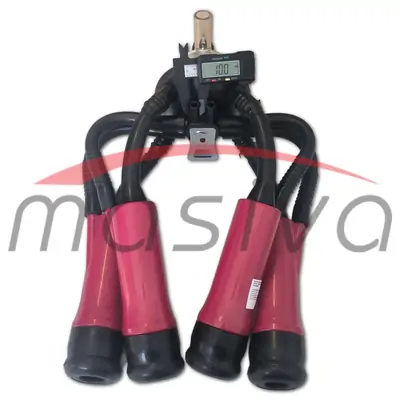 MUZNA JEDINICA ZA KRAVE, SABIRNIK 240 cc, PVC DRŽAČ, CRNE SISNE GUME MASIVA-4
