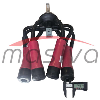 MUZNA JEDINICA ZA KRAVE, SABIRNIK 240 cc, PVC DRŽAČ, CRNE SISNE GUME MASIVA-6