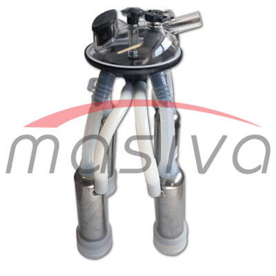 MUZNA JEDINICA ZA KRAVE, SABIRNIK 240 cc, INOX DRŽAČ, SILIK. SISNE GUME  MASIVA-1