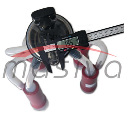 MUZNA JEDINICA ZA KRAVE, SABIRNIK 240 cc, PVC DRŽAČ, SILIK. SISNE GUME MASIVA-4