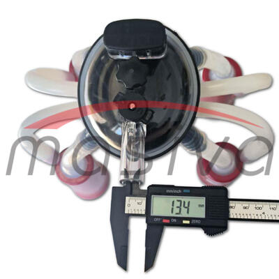 MUZNA JEDINICA ZA KRAVE, SABIRNIK 240 cc, PVC DRŽAČ, SILIK. SISNE GUME MASIVA-5