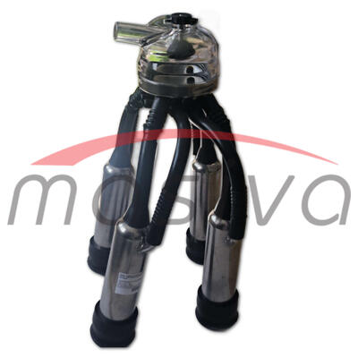 MUZNA JEDINICA ZA KRAVE, SABIRNIK 320 cc, INOX DRŽAČ, CRNE SISNE GUME MASIVA-2