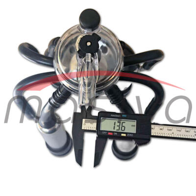 MUZNA JEDINICA ZA KRAVE, SABIRNIK 320 cc, INOX DRŽAČ, CRNE SISNE GUME MASIVA-4