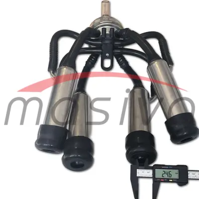 MUZNA JEDINICA ZA KRAVE, SABIRNIK 320 cc, INOX DRŽAČ, CRNE SISNE GUME MASIVA-6