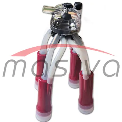 MUZNA JEDINICA ZA KRAVE, SABIRNIK 320 cc, PVC DRŽAČ, SILIK. SISNE GUME MASIVA-2