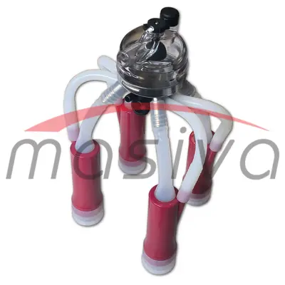 MUZNA JEDINICA ZA KRAVE, SABIRNIK 320 cc, PVC DRŽAČ, SILIK. SISNE GUME MASIVA-3