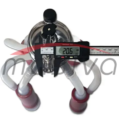 MUZNA JEDINICA ZA KRAVE, SABIRNIK 320 cc, PVC DRŽAČ, SILIK. SISNE GUME MASIVA-4
