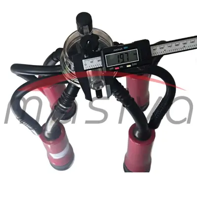 MUZNA JEDINICA ZA KRAVA, SABIRNIK 160 cc, PVC DRŽAČ, CRNE SISNE GUME MASIVA-2