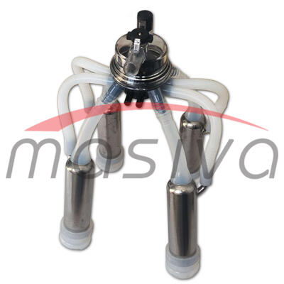 MUZNA JEDINICA ZA KRAVE, SABIRNIK 160 cc, INOX DRŽAČ, SILIK. SISNE GUME MASIVA-1