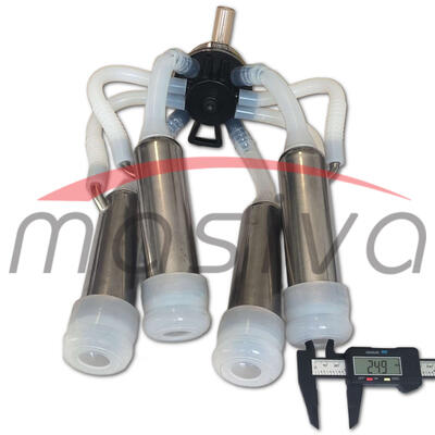 MUZNA JEDINICA ZA KRAVE, SABIRNIK 160 cc, INOX DRŽAČ, SILIK. SISNE GUME MASIVA-7