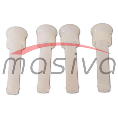 SISNA GUMA KRATKA SILIKONSKA 184 mm FI 27,5 mm, FI 24 mm-SET, MASIVA-0